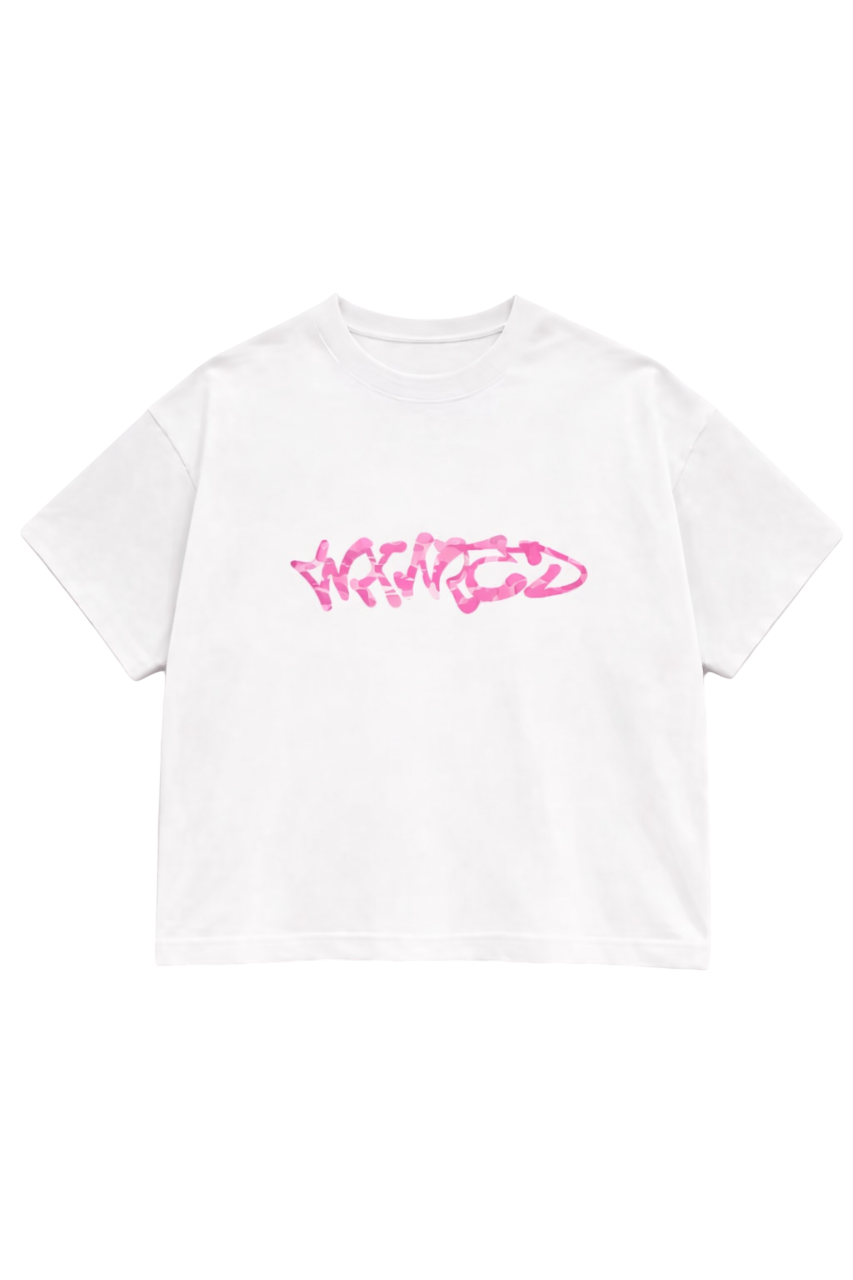 Camo graphic tee (Pink)